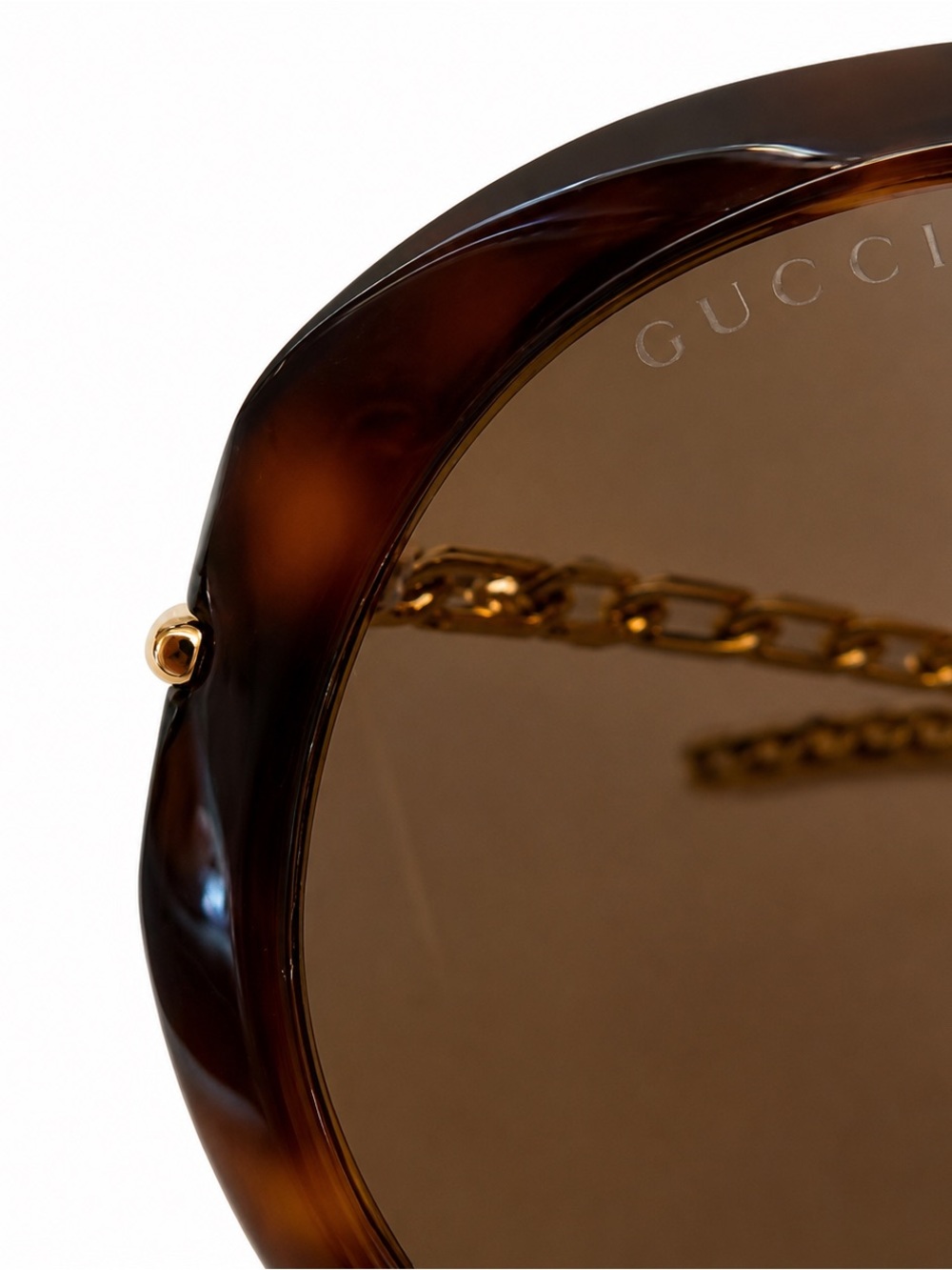 ✨Gucci Oversized Round Sunglasses with dangling GG ( detachable) ✨ - Picture 6 of 13